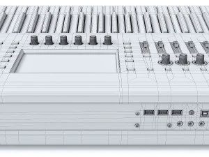 뮤직 워크스테이션 롤랜드 팬텀 6 3D 모델