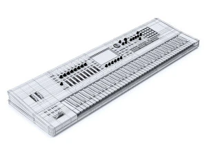 music workstation roland fantom 7 3D Model