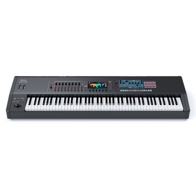 music workstation roland fantom 8 3D Model in Elektronik 3DExport