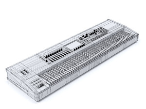 music workstation roland fantom 8 3Dモデル