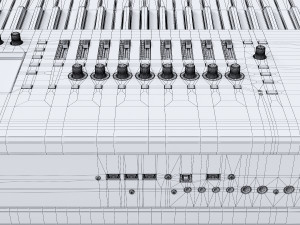 music workstation roland fantom 8 3Dモデル