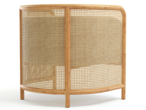 fields cane back accent chair 3D 模型