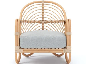 etta rattan chairs 3D Model