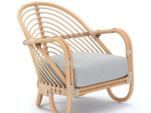 etta rattan chairs 3D Model