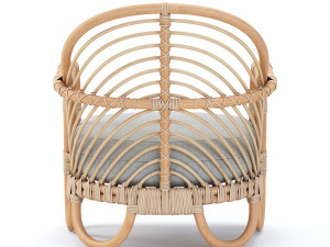 etta rattan chairs Modelo 3D