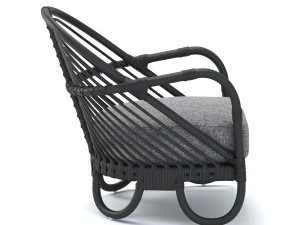 etta rattan chairs 3D Model