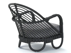 etta rattan chairs 3D Model