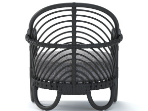 etta rattan chairs Modelo 3D