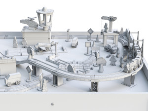 kidkraft toy railway 3D Model