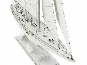 Yacht Endeavour 1934 3D-Modell