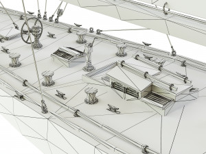 Yacht Endeavour 1934 3D-Modell