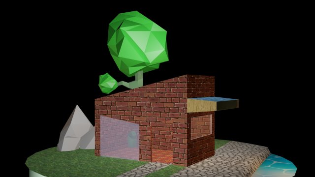 house 01 3D Model .c4d .max .obj .3ds .fbx .stl .blend