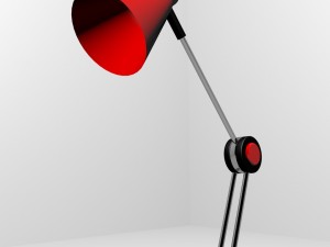 table lamp simple and slim table lamp 3d modeling 3D Model