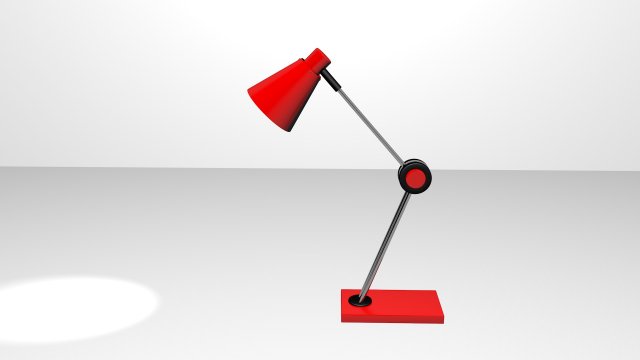 table lamp simple and slim table lamp 3d modeling 3D Model .c4d .max .obj .3ds .fbx .stl .blend 