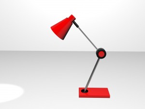 table lamp simple and slim table lamp 3d modeling 3D Model