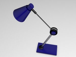 table lamp simple and slim table lamp 3d modeling 3D Model