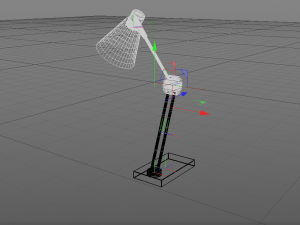 table lamp simple and slim table lamp 3d modeling 3D Model