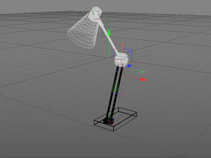 table lamp simple and slim table lamp 3d modeling 3D Model