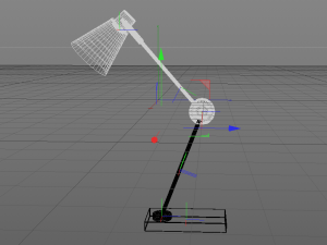 table lamp simple and slim table lamp 3d modeling 3D Model
