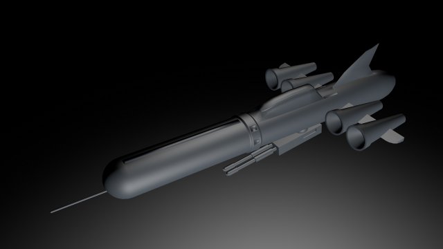 warcraft submarine 3D Model .c4d .max .obj .3ds .fbx .stl .blend 