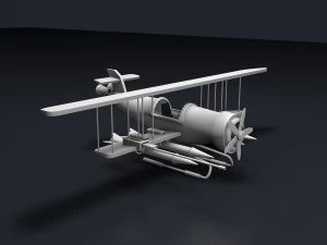 vliegtuig bommenwerper 3D Model