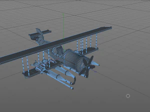 aircraft bomber plane 3D Model