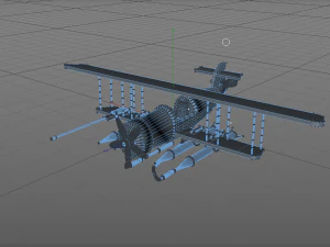 aircraft bomber plane 3D Model