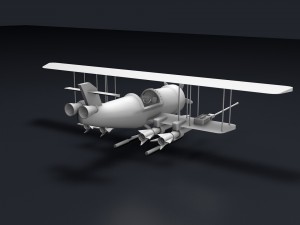 aircraft bomber plane Modello 3D