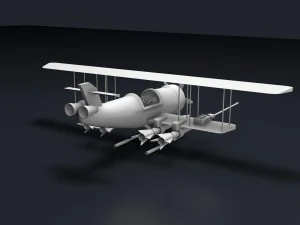 aircraft bomber plane 3D Model