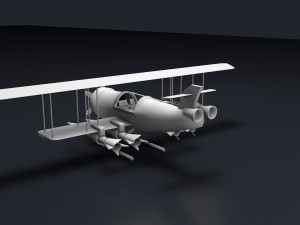 aircraft bomber plane Modello 3D