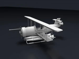 aircraft bomber plane 3D Model