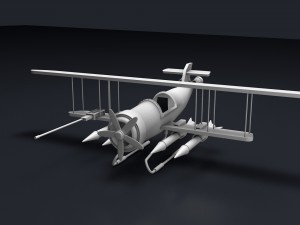 aircraft bomber plane Modello 3D