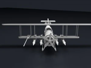 aircraft bomber plane 3D Model