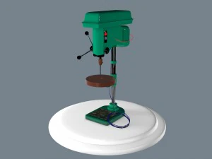 drill machine industrial machine 3D Model