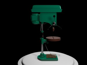 drill machine industrial machine Modelo 3D