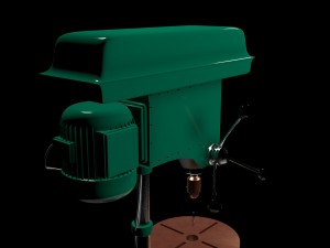 drill machine industrial machine Modelo 3D