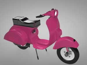 vespa scooter low-poly 3D Model