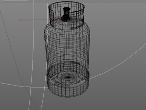 gas cylinders industrial tank Modello 3D