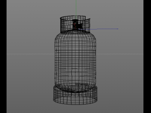 gas cylinders industrial tank Modello 3D