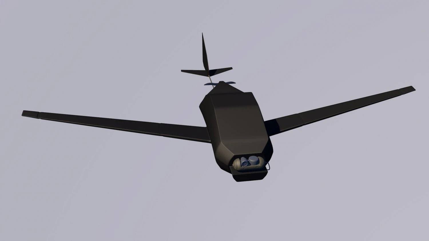 uav military drone 3D Model .c4d .max .obj .3ds .fbx .stl .blend 
