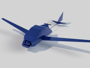 uav military drone Modelo 3D