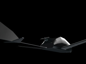 uav military drone Modelo 3D