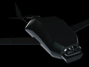 uav military drone Modelo 3D