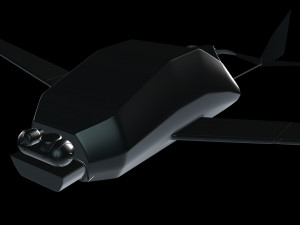 uav military drone Modelo 3D