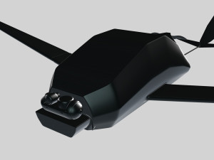 uav military drone Modelo 3D