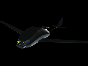 uav military drone Modelo 3D