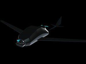 uav military drone Modelo 3D