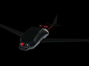 uav military drone Modelo 3D