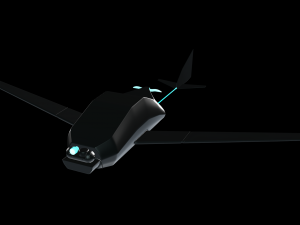uav military drone Modelo 3D