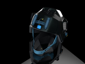 sifi military helmet ing whit night vision device 3Dモデル